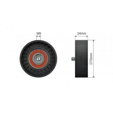 Poulie Galet Courroie Enrouleur Pour Chrysler Sebring Dodge Avenger 04801715AA