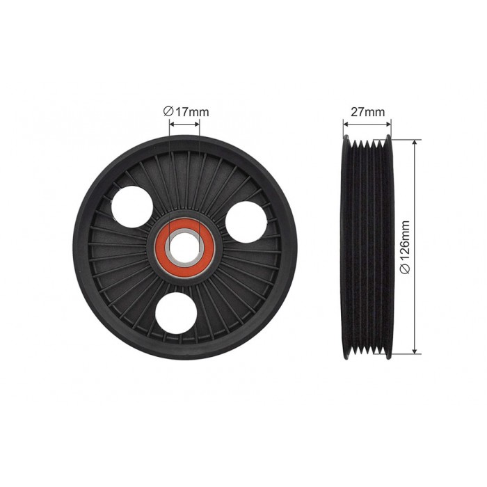 Poulie Galet Courroie Enrouleur Pour Peugeot 307 2.0 16V 2000-2009 9641317380