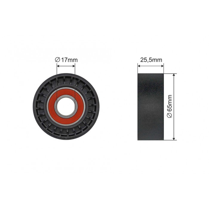 Poulie Galet Courroie Enrouleur Pour Citroën Berlingo C2 C3 C4 Mini 1611425680