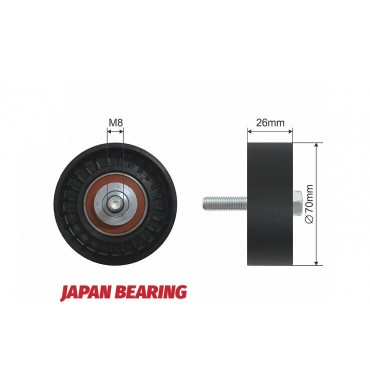 Poulie Galet Courroie Enrouleur Pour Ford Courier Escort VI Fiesta 95WF19A216AD