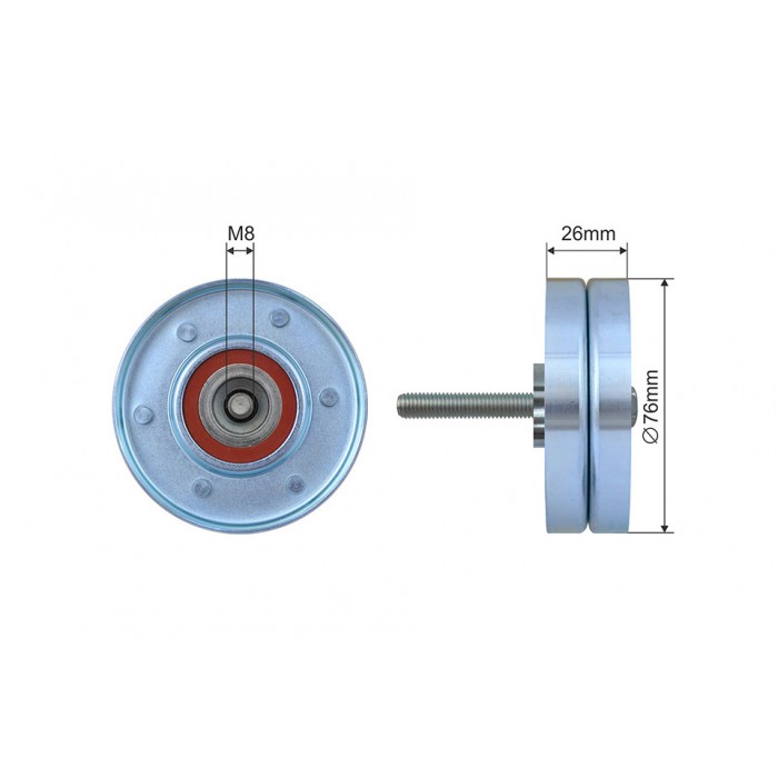 Poulie Galet Courroie Enrouleur Pour Ford Mondeo III IV Transit 1S7Q19A216AB