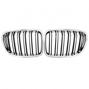 2 Grilles de Calandre Pour Bmw Série X1 E84 51112993305 51112993306 51712297586