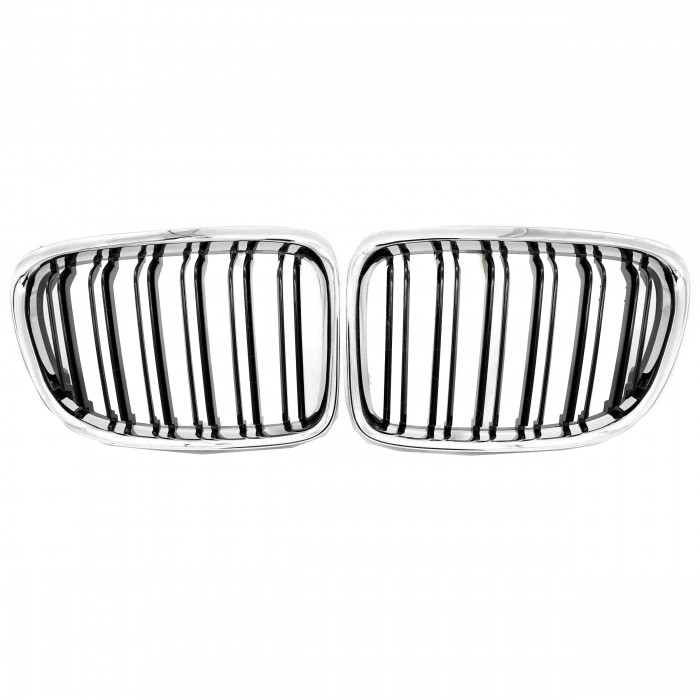 2 Grilles de Calandre Pour Bmw Série X1 E84 51112993305 51112993306 51712297586