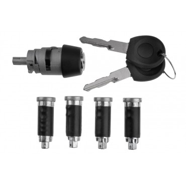 Kit 4 serrures Portes + Allumage Pour Vw Transporter IV 357905855B 813905855