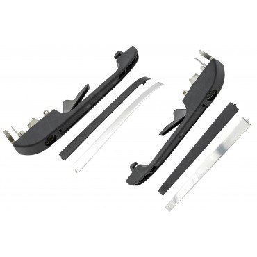 x2 Poignée de Porte Avant Gauche+Droit Pour Audi 80 90 813837207 813837208