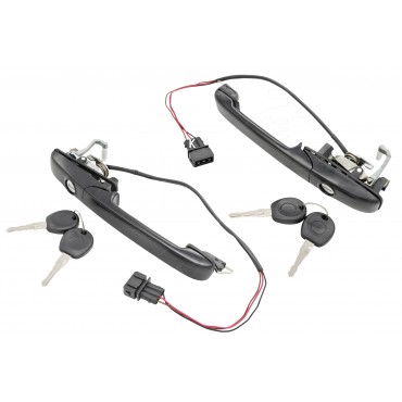 x2 Poignée de Porte Avant Gauche+Droit Pour Vw Passat 3A0837205AS 3A0837206AS