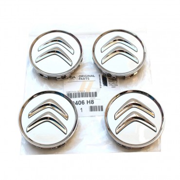 4 Capuchon de Jante Pour Citroën Berlingo Multispace C-Elysee C1 II 9406H8