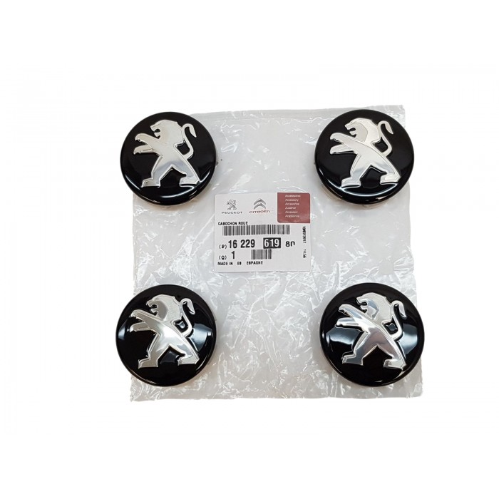 4 Capuchon de Jante Pour Peugeot 107 108 208 308 508 1622961980