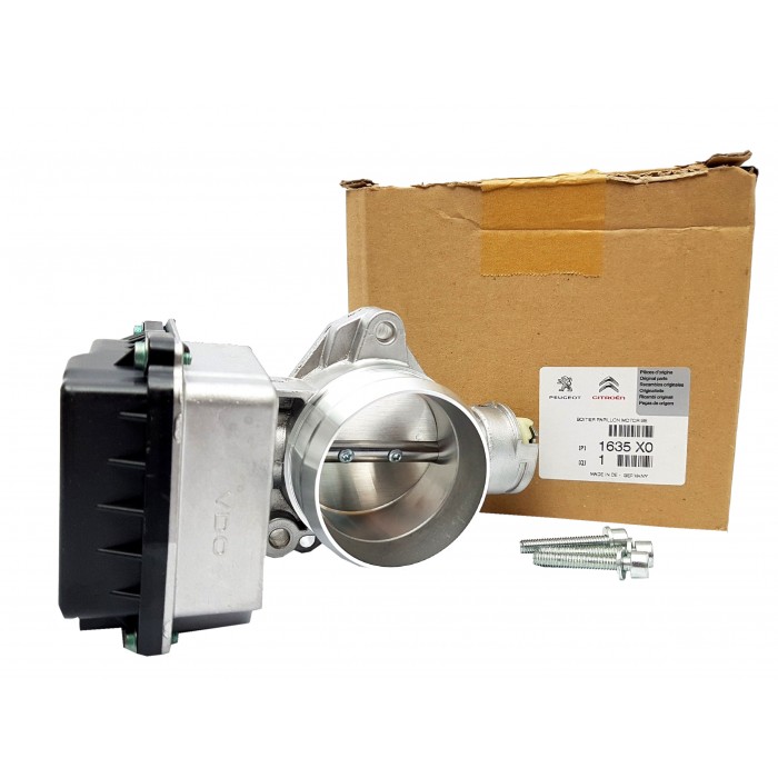 Boitier Corps Papillon Pour Citroën C4 I C5 II III C8 Peugeot 307 407 807 1635X0