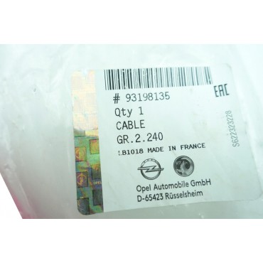 Cable Mise à la Terre Pour Renault Trafic II - à partir de 2001 93198135