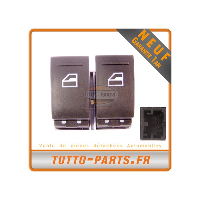 Bouton Lève Vitre Transporter V Multivan V - 7E0959855A 7E0959855B