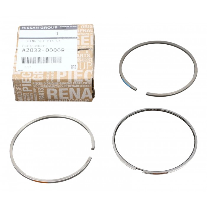 Jeu Segments de Piston Pour Renault Master III 2.3 DCI A203300Q0B