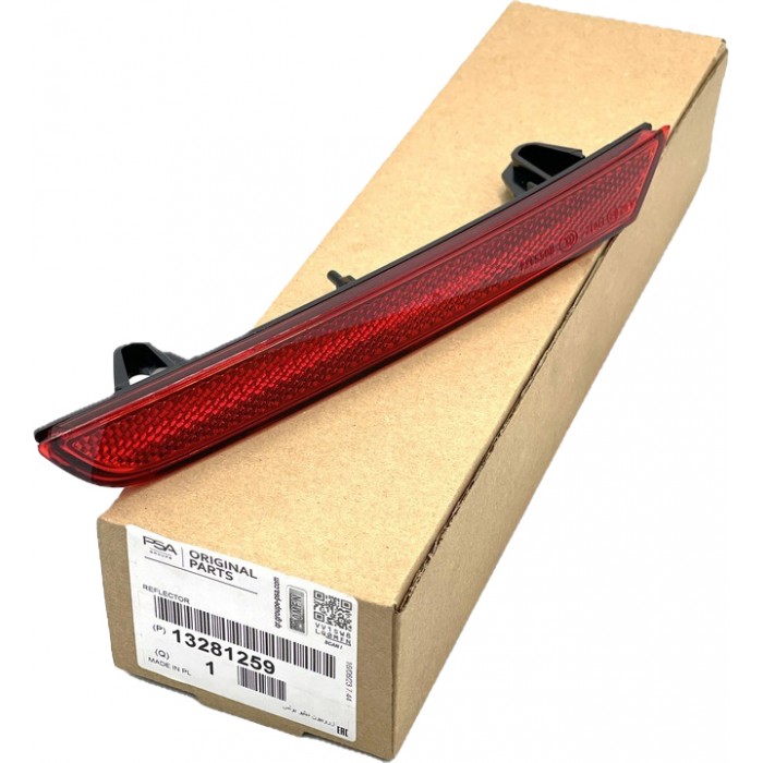 Réflecteur Arrière Gauche Pour Opel Astra J 2011-2018 13281259