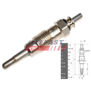 Bougie de Préchauffage Pour...