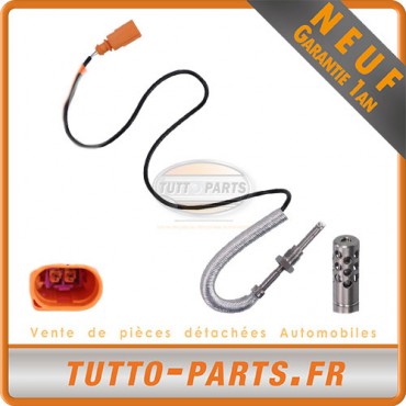 Sonde Température Gaz d'Echappement Seat Exeo 2.0 TDi VW Caddy III Touran 1.9 TDi 2.0 TDi