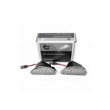 2 Lampe Feu de Plaque LED...