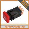 Bouton Warning Feux de Detresse Pour Peugeot Fiat Citroën 1300456808 6552CX