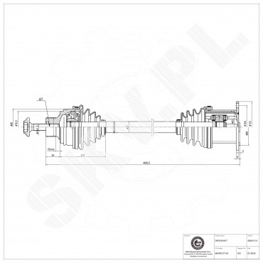Arbre de transmission Cardan Pour Audi A4 A5 8K0407271AF 8K0407271AL 8K0407451JX