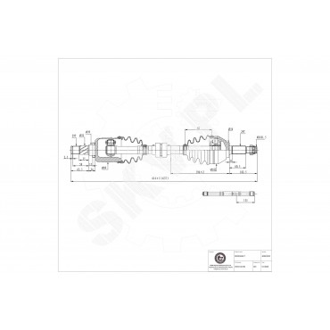 Arbre de transmission Cardan Pour Renault Koleos Nissan Qashqai X-Trail Van