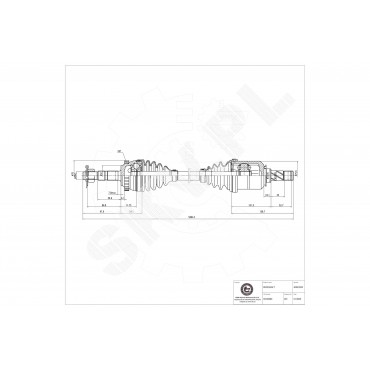 Arbre de transmission Cardan Pour Opel Combo Corsa B C Tigra Vauxhall