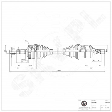 Arbre de transmission Cardan Pour Opel Combo Corsa B C Tigra Vauxhall