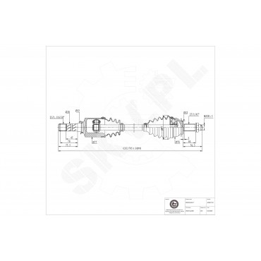 Arbre de transmission Cardan Pour Subaru Forester Impreza Legacy V 28321AJ032