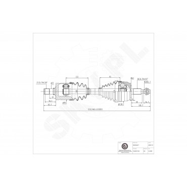 Arbre de transmission Pour VW California T5 Camper T6 Multivan V VI 7E0407451NX