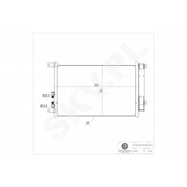 Condenseur de Climatisation Pour Alfa Romeo 147 GT 46814850 50506520 50506568