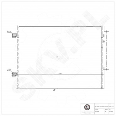 Condenseur de Climatisation Pour Alfa Romeo Giulia Stelvio 50534298