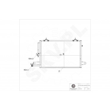 Condenseur de Climatisation Pour Audi 100 A6 4A0260401AB 4A0260401AC 4A0260403AB