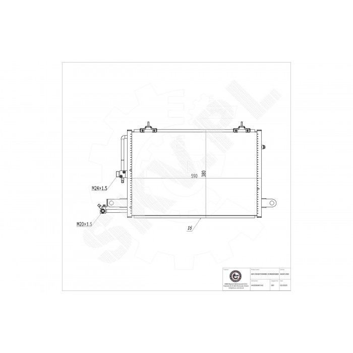 Condenseur de Climatisation Pour Audi 100 A6 4A0260401AB 4A0260401AC 4A0260403AB