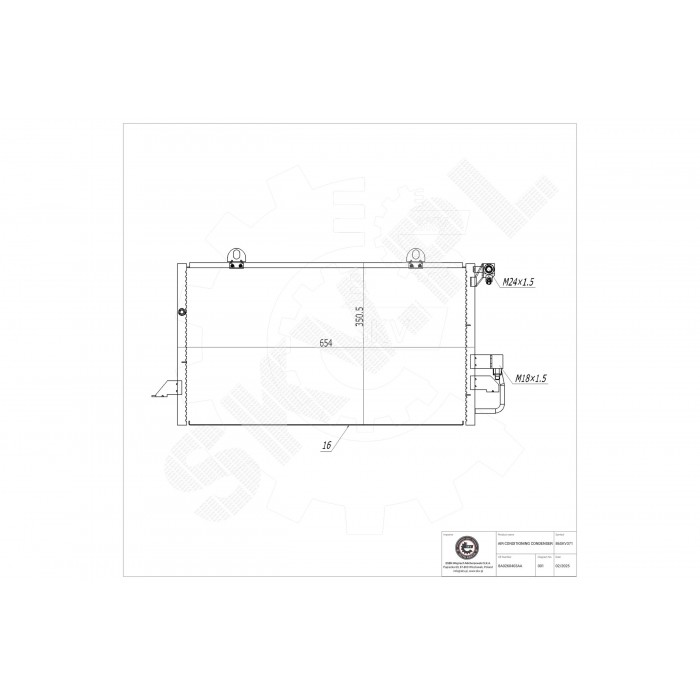 Condenseur de Climatisation Pour Audi 80 Cabriolet Coupé 8A0260401AA