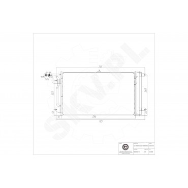 Condenseur de Climatisation Pour VW Audi Seat Ibiza Skoda 6R0820411J 6C0816411C