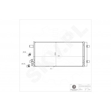 Condenseur de Climatisation Pour VW Audi Seat Arona Ibiza V Skoda 2Q0816411A