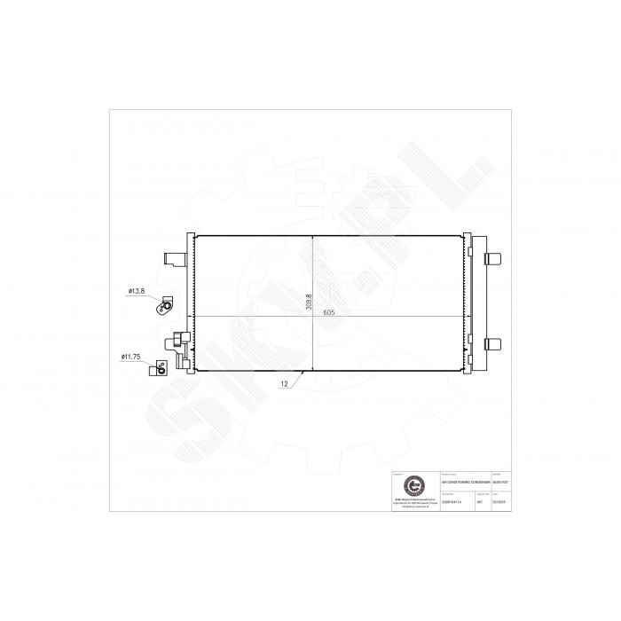 Condenseur de Climatisation Pour VW Audi Seat Arona Ibiza V Skoda 2Q0816411A