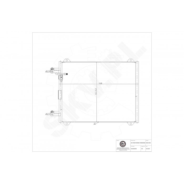 Condenseur de Climatisation Pour Audi A2 8Z0260403F