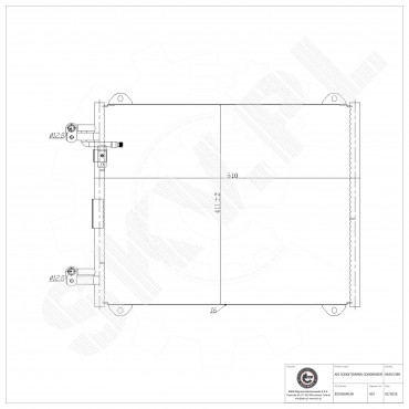 Condenseur de Climatisation Pour Audi A2 8Z0260403F