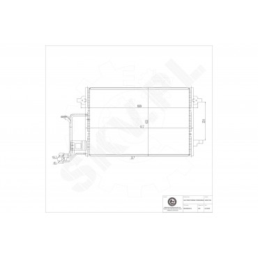 Condenseur de Climatisation Pour VW Passat Audi A4 8D0260401G 8D0260403G