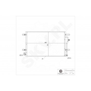 Condenseur de Climatisation Pour Audi A4 A6 Allroad 8E0260403A 8E0260403B