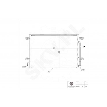 Condenseur de Climatisation Pour Audi A4 A6 Allroad Seat Exeo