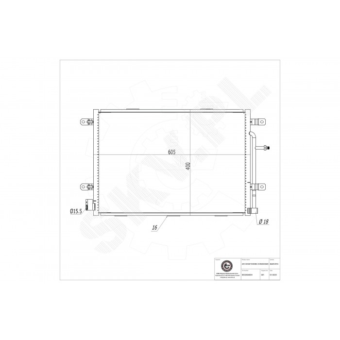 Condenseur de Climatisation Pour Audi A4 A6 Allroad Seat Exeo