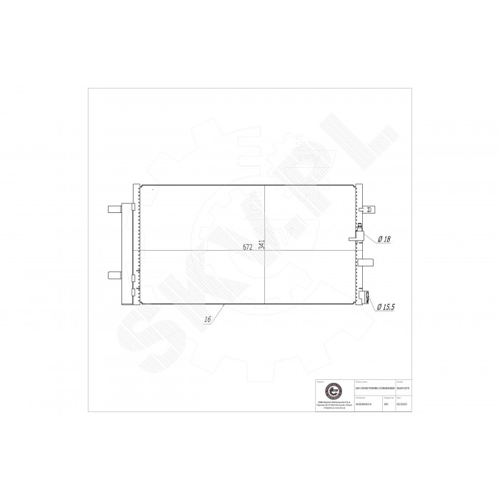 Condenseur de Climatisation Pour Audi A4 A5 Q5 4G0260401A 8K0260401D 8K0260401E