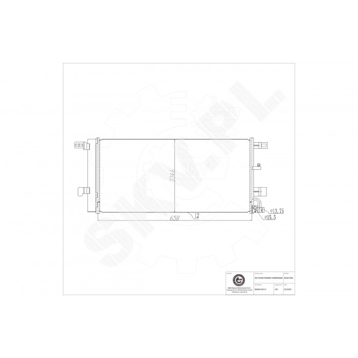 Condenseur de Climatisation Pour Audi A4 A5 A6 A7 Hyundai Tucson