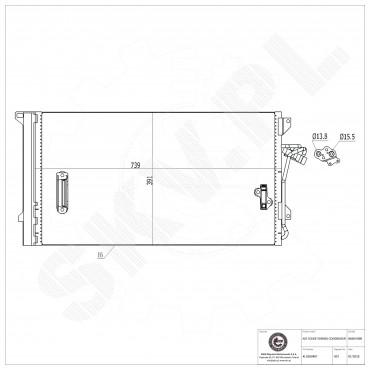 Condenseur de Climatisation Pour VW Audi Porsche 4L0260401 4L0260401A 4B3260403G