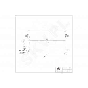 Condenseur de Climatisation Pour Audi A8 4D0260401 4D0260401A