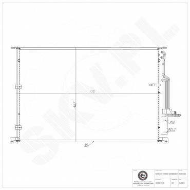 Condenseur de Climatisation Pour Audi A8 4E0260403L 4E0260403N 4E0260403Q