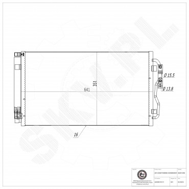 Condenseur de Climatisation Pour BMW i3 I01 i8 I12 I15 Série 1 F20 64504270545