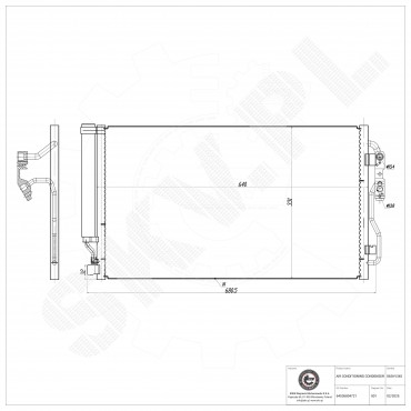 Condenseur de Climatisation Pour BMW Série 1 F20 F21 2 F22, F87 64509335363