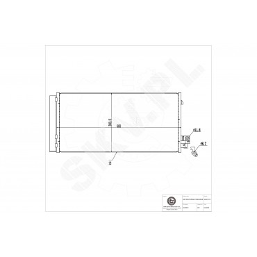 Condenseur de Climatisation Pour BMW Série 2 G42, G87 64536805346 6805346