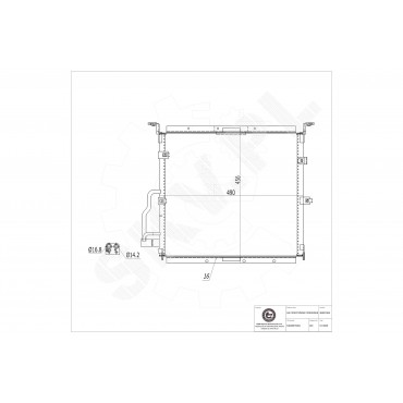 Condenseur de Climatisation Pour BMW Série 3 E36 Z3 8398181